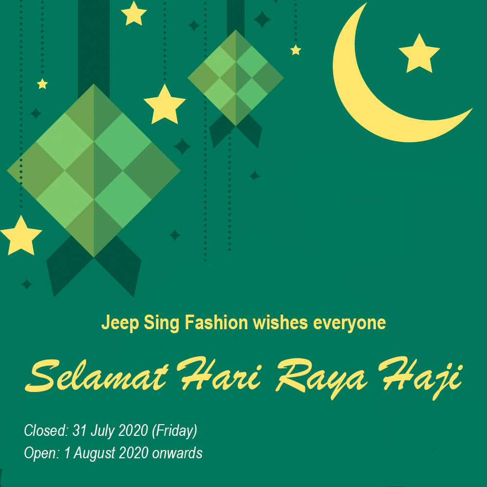 Selamat Hari Raya Haji 2020! – Jeep Sing Fashion
